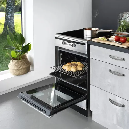 VFI5042RVS INVENTUM Fornuis 50 cm