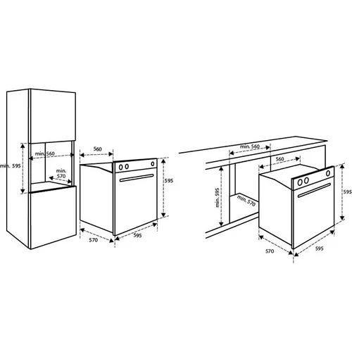 IOH6070RK INVENTUM Inbouw oven