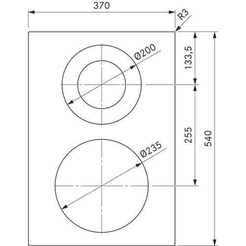 PKCH3 BORA Domino element