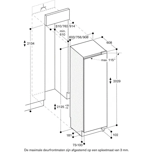 RC472305 GAGGENAU Inbouw koelkast vanaf 178 cm
