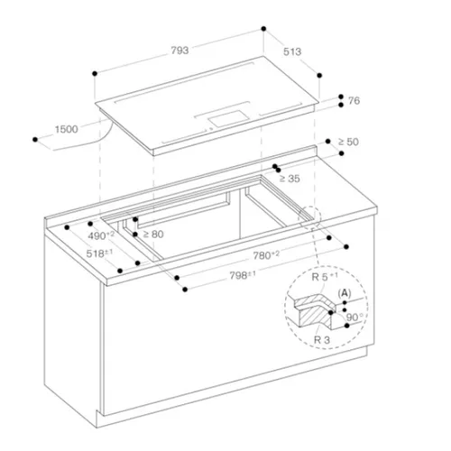 CX482111 GAGGENAU Inductie kookplaat