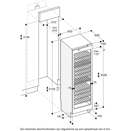 RW466365 GAGGENAU Wijnkoelkast