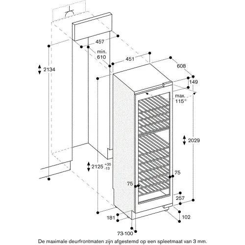 RW414365 GAGGENAU Wijnkoelkast