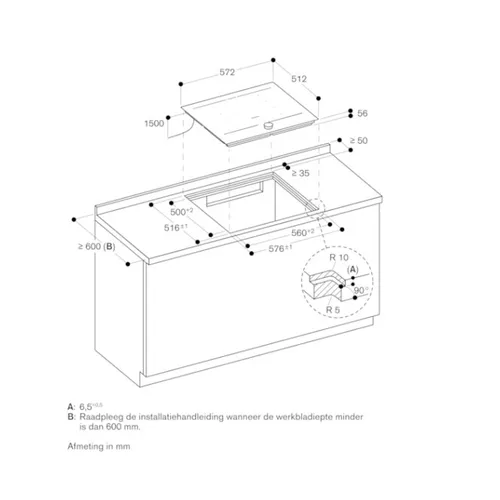 CI262105 GAGGENAU Inductie kookplaat