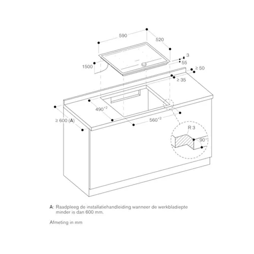 CI262115 GAGGENAU Inductie kookplaat