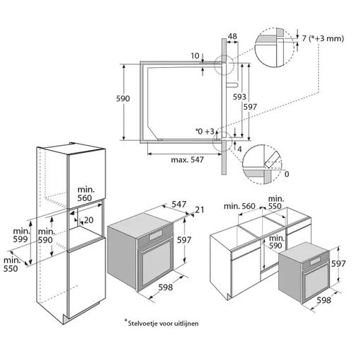 CS6574M1C ATAG Stoomoven