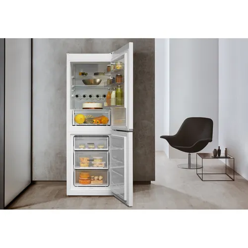 W5721EW2 WHIRLPOOL Vrijstaande koel-vries combinatie
