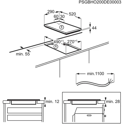 IKB32300CB AEG Domino element
