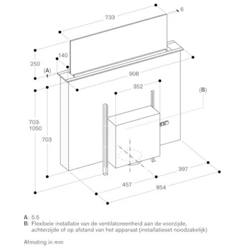 AL200190 GAGGENAU Downdraft