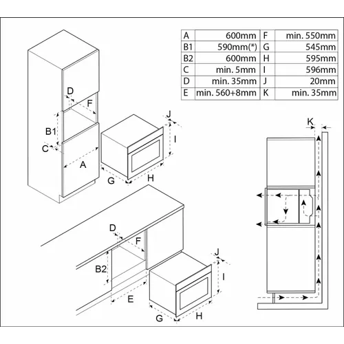 IOH6072RK INVENTUM Inbouw oven