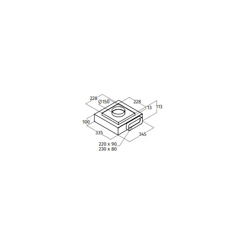ME006MOTOR AIRONE Externe motor tbv afzuiging