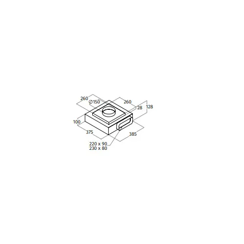 ME007MOTOR AIRONE Externe motor tbv afzuiging