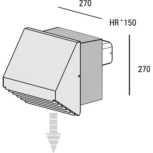 GEC146AHR ABK INNOVENT Externe motor tbv afzuiging