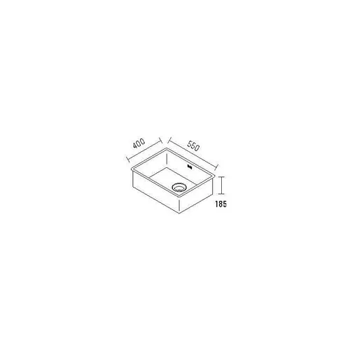 BIN55FVI ABK INNOVENT Spoelbak