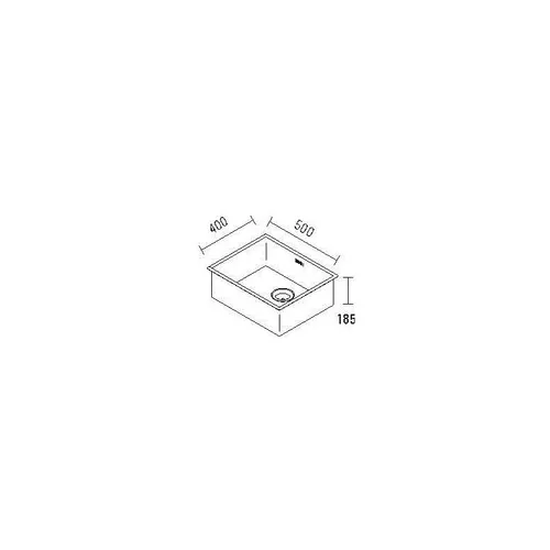 BIN50FVI ABK INNOVENT Spoelbak