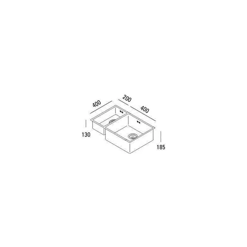 BIN2040FVI ABK INNOVENT Spoelbak