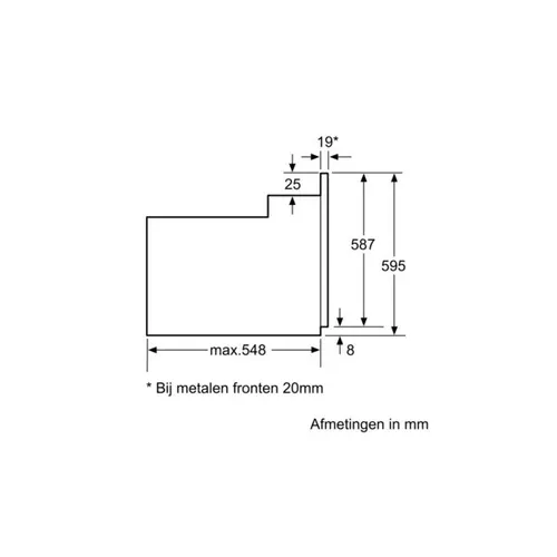 HB113FBS1 SIEMENS Inbouw oven