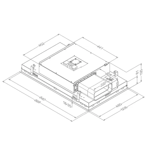 6912 NOVY Plafond afzuigkap