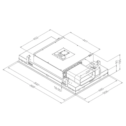 6911 NOVY Plafond afzuigkap