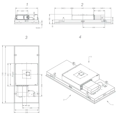 6922 NOVY Plafond afzuigkap