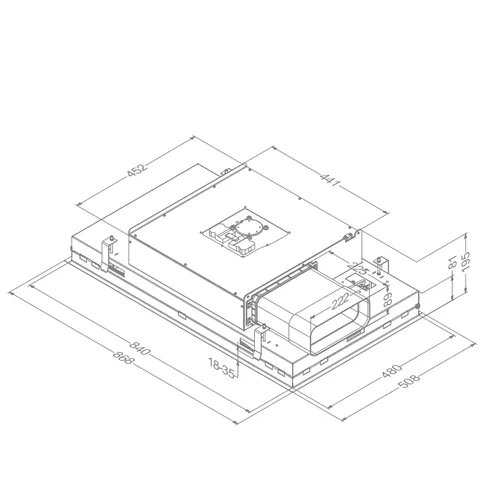 6910 NOVY Plafond afzuigkap