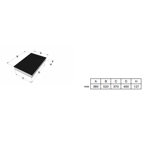 3773 NOVY Inductie kookplaat