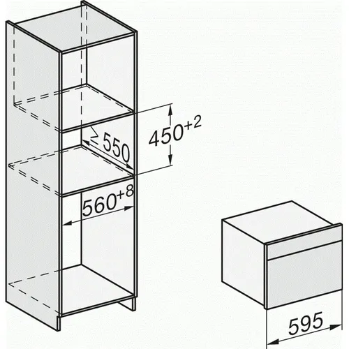 M7244TCOBSW MIELE Solo magnetron