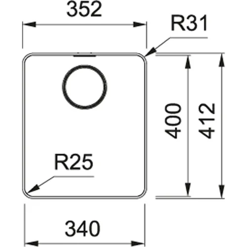 1270638274 FRANKE Spoelbak