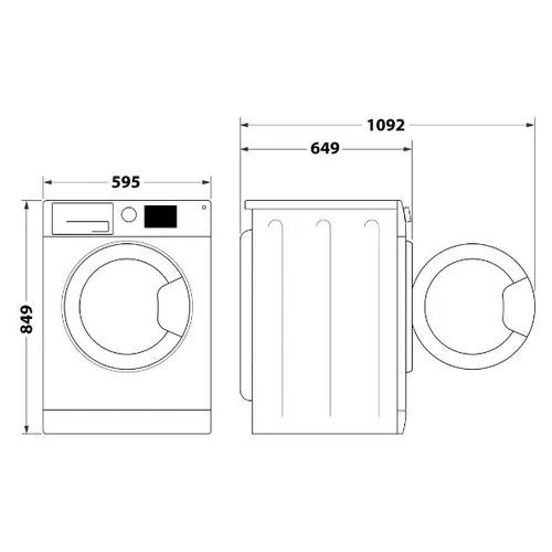 FFTM119X2BXYBE WHIRLPOOL Wasdrogers