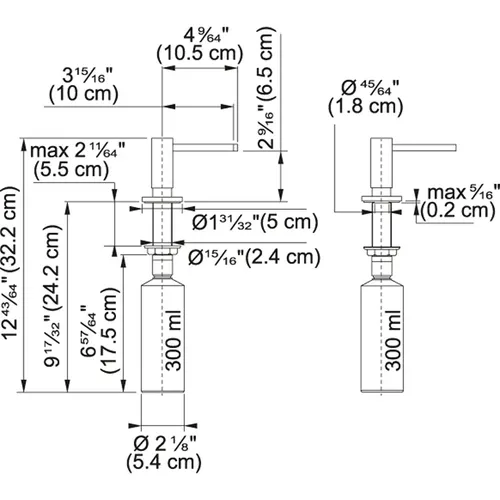 1190547902 FRANKE Zeepdispenser