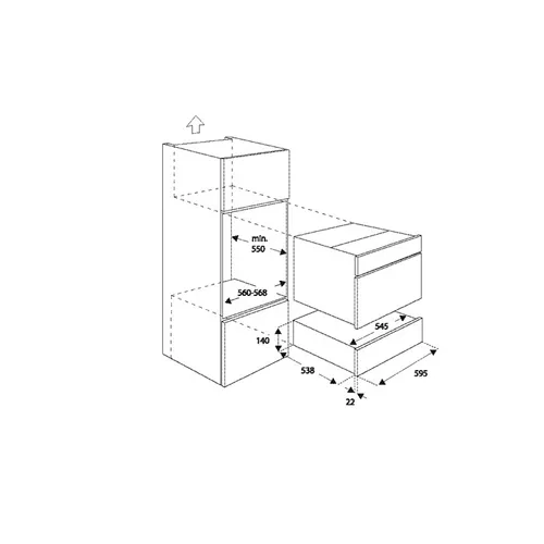 WD60X BERTAZZONI Serviesverwarmer