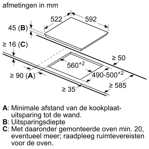 PKF631FP3E BOSCH Keramische kookplaat