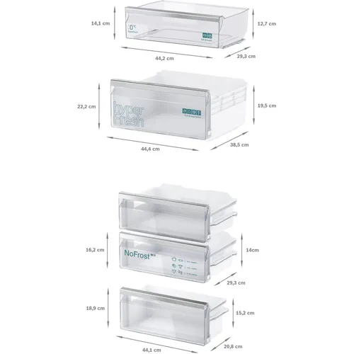 KI86NSFE0 SIEMENS Inbouw koelkast vanaf 178 cm