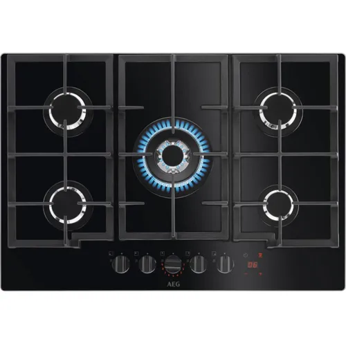 HKB75450NB AEG Gas op glas kookplaat