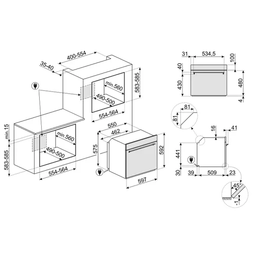 SO6303APX SMEG Stoomoven