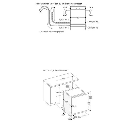 DF261101 GAGGENAU Volledig geintegreerde vaatwasser