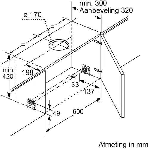 LI67SB531S SIEMENS Vlakscherm afzuigkap