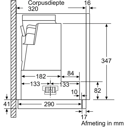 LI67SB531S SIEMENS Vlakscherm afzuigkap