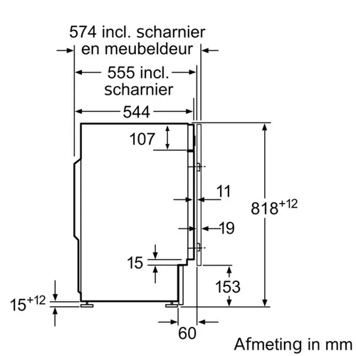 WI14W542EU SIEMENS Inbouw wasmachines
