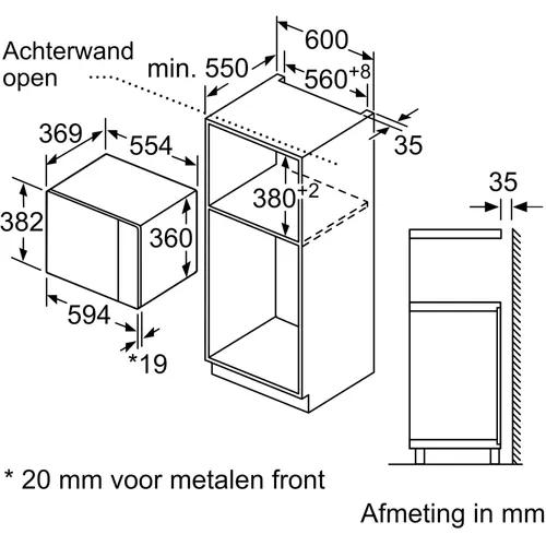 HLAGD53G0 NEFF Magnetron met grill