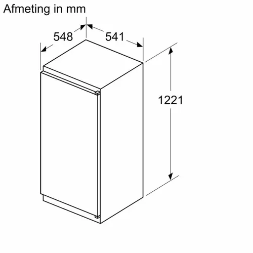 KI1411SE0 NEFF Inbouw koelkast rond 122 cm