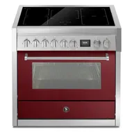 GQ9S5FIBR STEEL Fornuis 90 cm