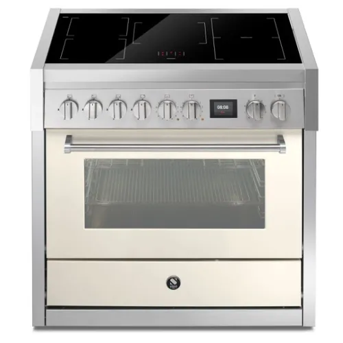 GQ9S5FINA STEEL Fornuis 90 cm