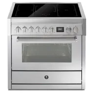 GQ9S5FISS STEEL Fornuis 90 cm