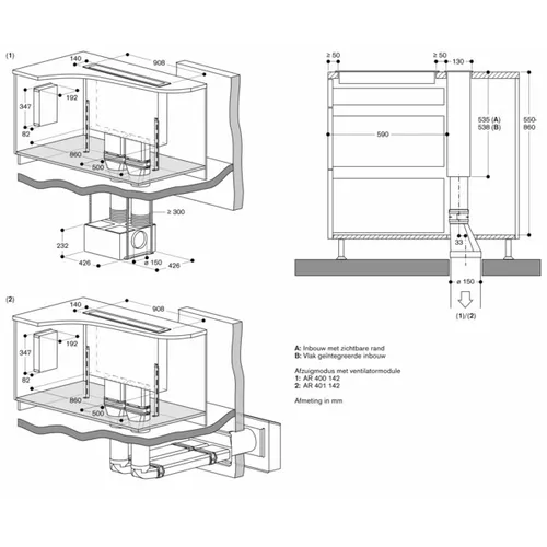 AL400192 GAGGENAU Downdraft