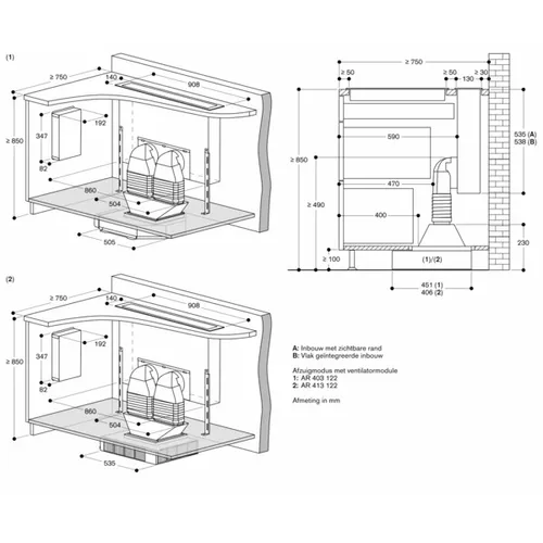 AL400192 GAGGENAU Downdraft