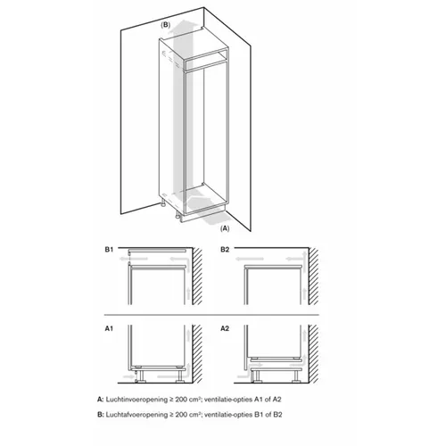 RF287370 GAGGENAU Inbouw vriezer