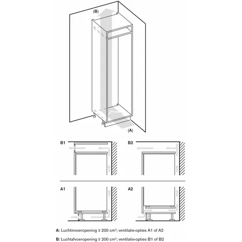RT289370 GAGGENAU Inbouw koelkast vanaf 178 cm