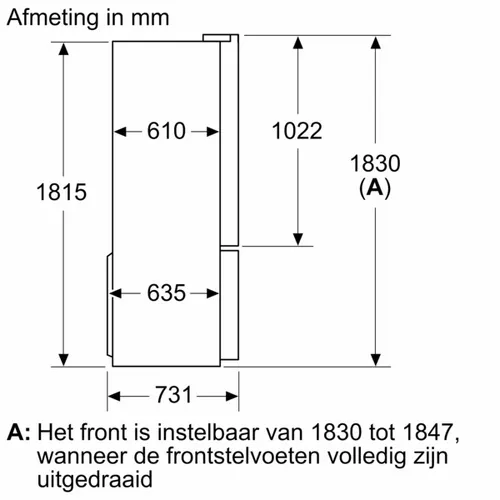 KFN96VPEA BOSCH Amerikaanse koelkast