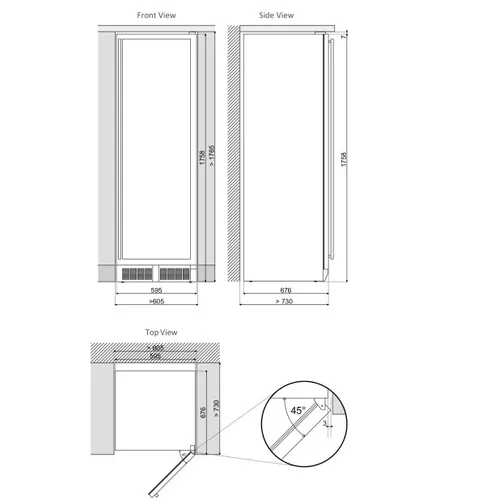 DX166428SDSK DUNAVOX Wijnkoelkast